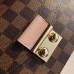 Louis Vuitton Croisette Chain Wallet Damier Ebene N60287