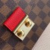 Louis Vuitton Croisette Chain Wallet Damier Ebene N60288
