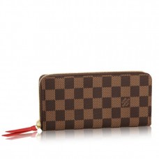 Louis Vuitton Clemence Wallet Damier Ebene N60534