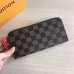 Louis Vuitton Clemence Wallet Damier Ebene N60534