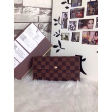 Louis Vuitton Sarah Wallet Damier Ebene N61734