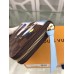 Louis Vuitton Penguin Clemence Wallet Damier Ebene N64425