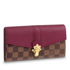 Louis Vuitton Clapton Wallet Damier Ebene N64448