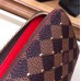 Louis Vuitton Zippy Wallet Damier Ebene Studs N60122