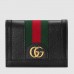 Gucci Black Ophidia Card Case Wallet