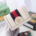 Gucci White Ophidia Card Case Wallet