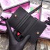 Gucci Black Suede Ophidia Card Case Wallet