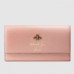 Gucci Pink Animalier Continental Wallet