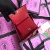 Gucci Sylvie Flap Wallet In Red Leather