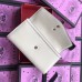 Gucci Sylvie Continental Wallet In White Leather