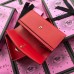 Gucci Sylvie Continental Wallet In Red Leather
