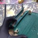 Gucci Zumi Card Case Wallet In Green Grainy Leather