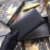 Gucci Zumi Zip Around Wallet In Black Grainy Leather