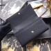 Gucci Zumi Continental Wallet In Black Grainy Leather