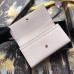 Gucci Zumi Continental Wallet In White Grainy Leather