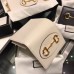 Gucci Horsebit 1955 Card Case Wallet In White Calfskin