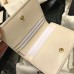 Gucci Horsebit 1955 Card Case Wallet In White Calfskin