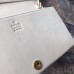 Gucci Horsebit 1955 Wallet With Chain In White Leather