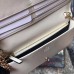 Gucci Horsebit 1955 Wallet With Chain In White Leather