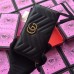 Gucci Black GG Marmont Zip Around Wallet