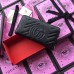 Gucci Black GG Marmont Zip Around Wallet