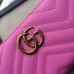 Gucci Pink GG Marmont Zip Around Wallet