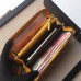 Gucci Yellow GG Marmont Zip Around Wallet