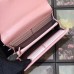 Gucci Light Pink GG Marmont Continental Wallet