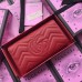 Gucci Red GG Marmont Continental Wallet