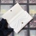 Gucci White GG Marmont Continental Wallet
