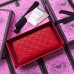 Gucci Zip Around Wallet In Red Guccissima Leather