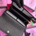 Gucci GG Marmont Continental Wallet In Black Leather