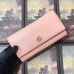 Gucci GG Marmont Continental Wallet In Pink Leather