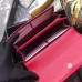 Gucci GG Marmont Continental Wallet In Red Leather