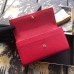 Gucci GG Marmont Continental Wallet In Red Leather