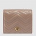Gucci Dusty Pink GG Marmont Small Wallet