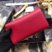 Gucci GG Marmont Chain Wallet In Red Leather