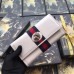 Gucci Rajah Continental Wallet In White Leather