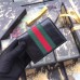 Gucci Black Rajah Chain Card Case Wallet