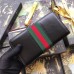 Gucci Rajah Zip Around Wallet In Black Leather