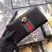 Gucci Rajah Zip Around Wallet In Black Leather