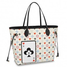 Louis Vuitton Game On Neverfull MM White Bag M57462