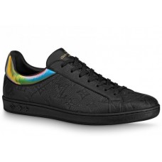 Louis Vuitton Luxembourg Sneakers In Black Monogram Leather