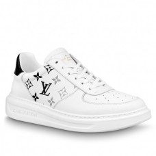 Louis Vuitton White/Black Beverly Hills Sneakers