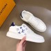 Louis Vuitton White/Blue Beverly Hills Sneakers