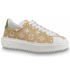 Louis Vuitton Blanc/Moka Time Out Sneaker