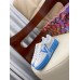 Louis Vuitton White/Light Blue Time Out Sneakers