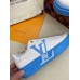 Louis Vuitton White/Light Blue Time Out Sneakers