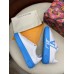 Louis Vuitton White/Light Blue Time Out Sneakers