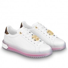 Louis Vuitton Time Out Sneakers With Pink Transparent Rubber